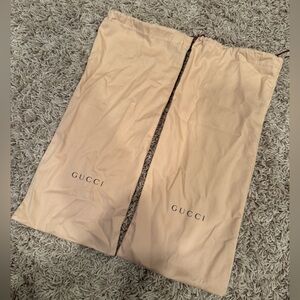 Gucci Light Pink Dust Bags